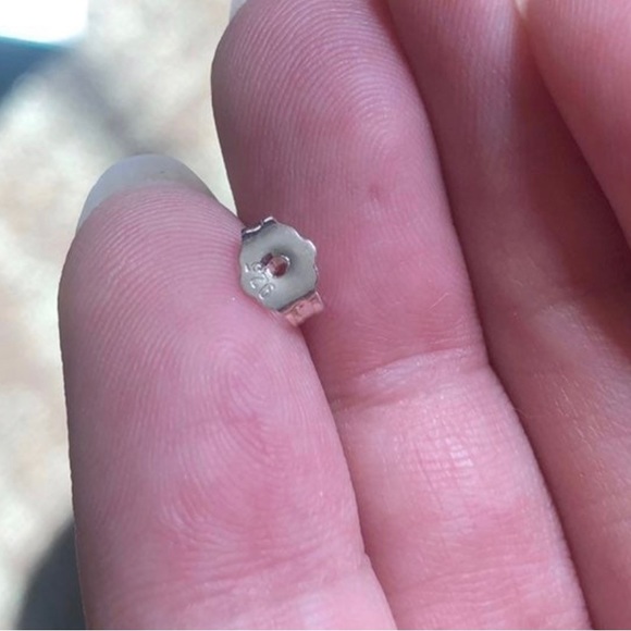 Jade silver earrings - Picture 2 of 10